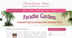 Desktop Screenshot of paradisegardensflorida.com